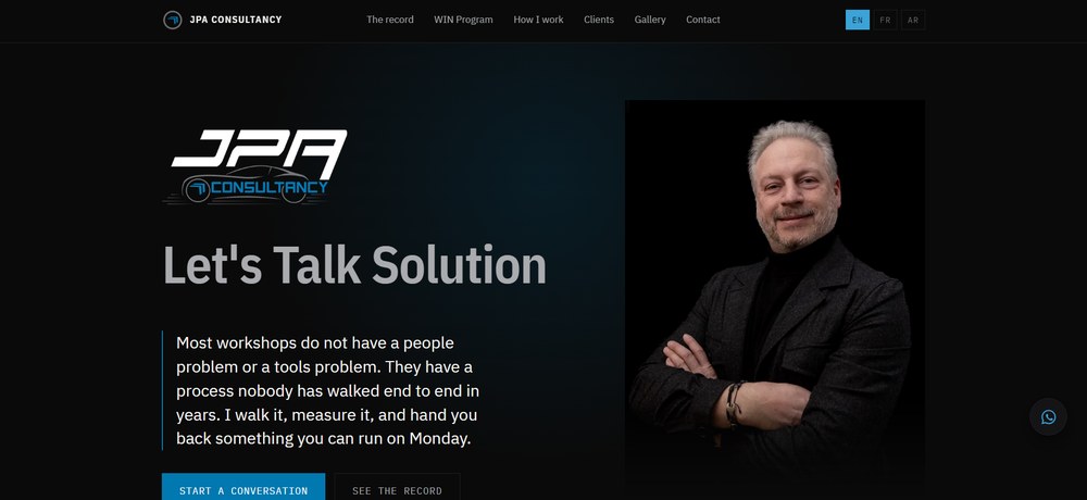 JPA Consultancy trilingual website